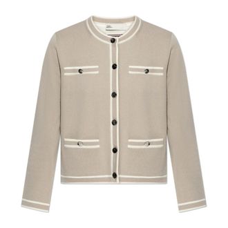 Tory Burch Tory Burch, Cardigans, female, Gray, Size: M Kendra Cardigan