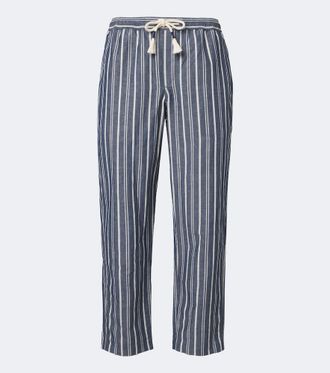 Orlebar Brown Sonoran linen and cotton canvas wide-leg pants