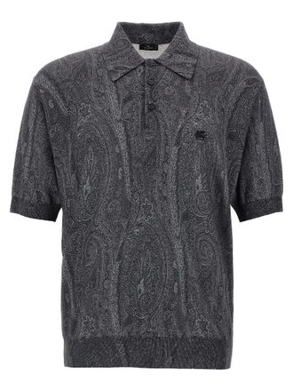 Etro Mens Paisley Polo Shirt