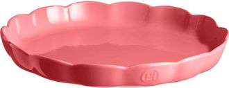 Emile Henry Madeleine Fluted Tart Dish, 12.2-Inch in Rose at Nordstrom