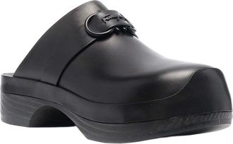 Ferragamo Gancini Leather Mule