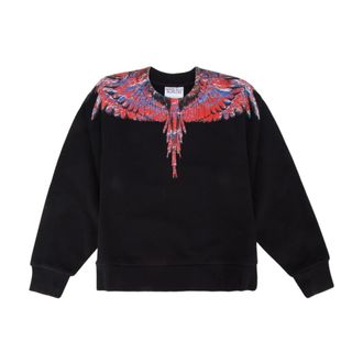 Marcelo Burlon Stylish T-Shirt - male - Marcelo Burlon - Kids Sweatshirts - Black - 6 Y - Kids