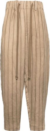 Uma Wang Pigiama pants - men - Linen/Flax/Cotton - S - Neutrals