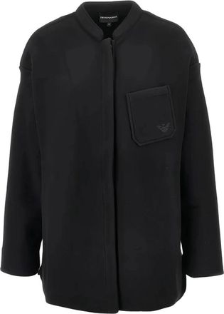 Emporio Armani Shirt - Dames - Zomerjassen - Zwart - M - Jassen
