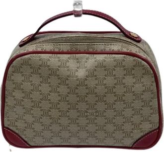 Celine Pre-owned Mini Bags, female, Beige, Size: ONE SIZE Pre-owned Macadam Clutch Bag
