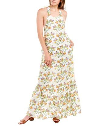 Celina Moon Halter Neck Maxi Dress