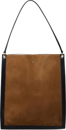 Wandler Penny Tote Bag In Tobacco Suede