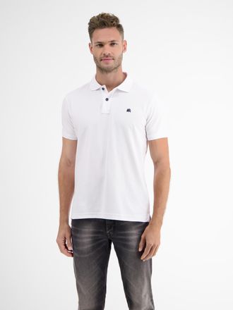 Lerros Poloshirt LERROS Poloshirt mit COOL & DRY Funktion in Piqu&eacute;-Qualit&auml;t, Herren, Gr. XXL, wei&szlig;, 60% Baumwolle, 40% Polyester, ohne Ausschnitt, Shirts Pol