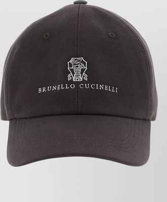 Brunello Cucinelli cotton logo-embroidered baseball cap