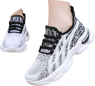 Generic 2026 Running Shoes Womens Sneakers Breathable Slip On Walking for Women Lightweight Comfortable Athletic Casual Flat Sole Gym Workout Tennis (Black, 5