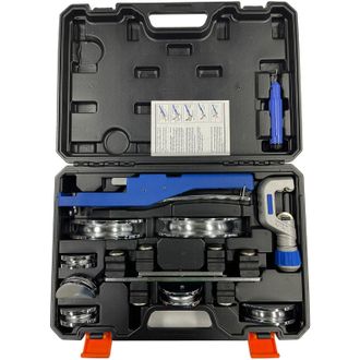 OEM Dobladora De Tubos, Dobladora De Tubos De Cobre, Dobladora Manual De Tubos Para Tubos De 6 A 22 Mm (1/4 - 7/8), 7 Matrices De Doblado Intercambiables,