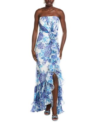 Tadashi Shoji Printed Maxi Dress