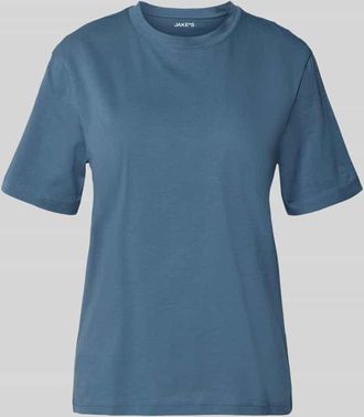 Jake*s Casual T-Shirt aus Bio-Baumwolle in Jeansblau, Gr&ouml;&szlig;e XXL