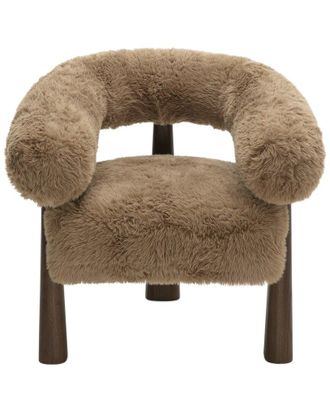 TOV Furniture Tov Furniture Spara Straight Vegan Shearling Accent Chair