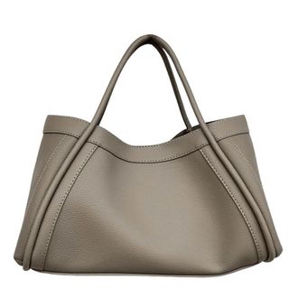 Generic Shoulder Bag Handbag Versatile Crossbody Bag Clutch Bag Leather Tote Bag and Pouch Women Large Capacity Shopper Bag (Khaki)