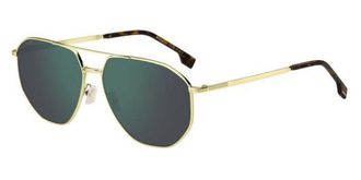 BOSS Boss 1612/F/SK Asian Fit J5G/MT Mens Sunglasses Gold Size 61