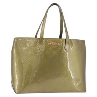 Louis Vuitton Pre-owned Tote Bag - Dames - Pre-owned - Groen - Maat: ONE Size Leer