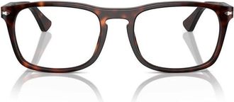 Persol Havana Brillen Montuur - Heren - Brillen - Bruin - 54 MM - Accessoires