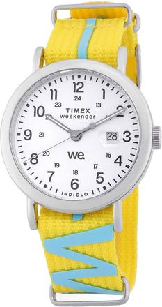 Timex Weekender Quartz White Dial Mens Watch TW2W99700