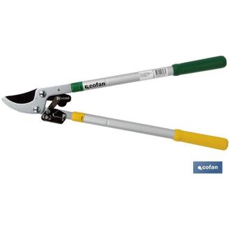 cofan Tijera Poda Telescopica 25 - 38, Tijeras De Poda Telesc&oacute;picas Con Sistema De Corte De Hasta 45 Mm De Di&aacute;metro. Su Cuchilla De Corte Est&aacute; Revestida En 