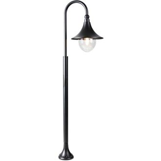 QAZQA Qazqa - Smart Outdoor Lantern Black 125 cm IP44 Incl. Wifi A60 - Daphne