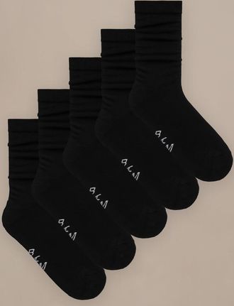 BAM Amazing Bamboo Classic Socks - 5 Pack - UK Size 12-14