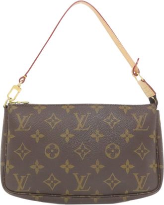 Louis Vuitton Brown Monogram Pouch (Pre-Owned)