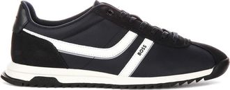 HUGO BOSS Zayn Lowp Nymi Trainers - Heren - Sneakers - Blauw - 44 EU - Leer - Schoenen