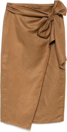 Max Mara Gonna midi Tequila - Marrone