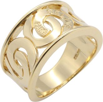 Celine Gold Yellow Gold (18K) Band Ring (Pre-Owned)