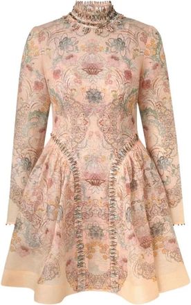 Zimmermann Shirt Kleedjes - Dames - Korte kleedjes - Veelkleurig - XS - Kleedjes