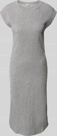 Tom Tailor Midikleid in Crinkle-Optik in BLACK, Gr&ouml;&szlig;e 34