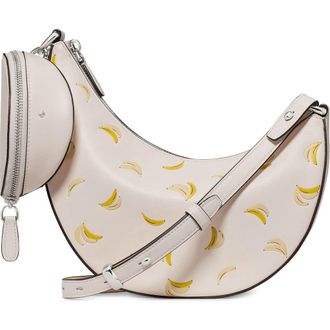 Kate Spade New York duo pebble leather crossbody bag in Cream Multi at Nordstrom