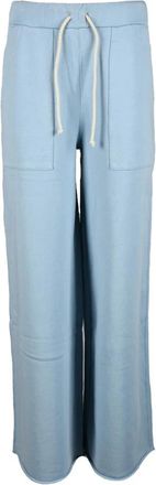Department Five Katoenen Casual Broek - Dames - Wijde Broeken - Blauw - M - Katoen - Broeken