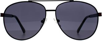 Guess GF5110 01A glanzend zwart grijze zonnebril