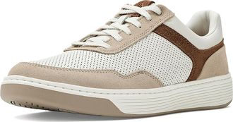 Johnston & Murphy Dawson Moc Toe U-throat Mens Shoes White Full Grain/Taupe Suede : 10.5 M (D), Leather/Suede