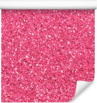 OEM Carta Da Parati Rosa Glitterata, Rosa Cipria E Viola Per Soggiorno E Camera Da Letto, 50x1000 Cm