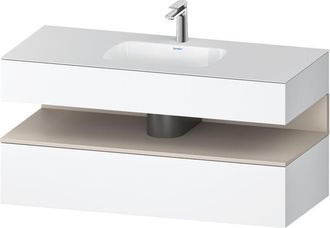 Duravit Qatego Lavabo Encastrado Con Base De Lavabo Consola, - Duravit