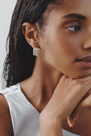 Nadri Tempo Triple Hoop Earrings