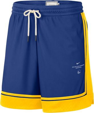 Nike Mens Golden State Warriors Standard Issue 6 NBA Shorts in Blue | IQ1727-495