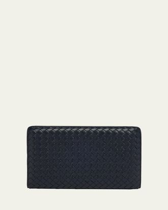 Bottega Veneta Agenda Leather Clutch Bag
