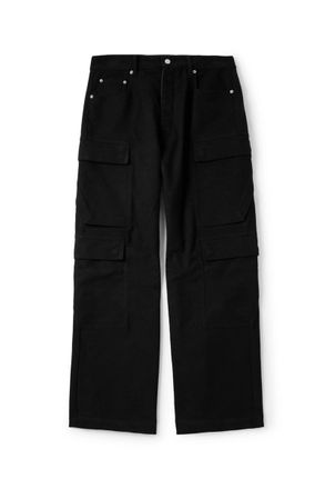 Rick Owens Straight-Leg Cotton-Twill Cargo Trousers