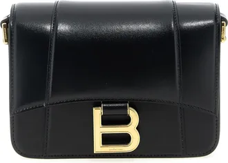 Balenciaga Flap Hourglass Small Crossbody Bag