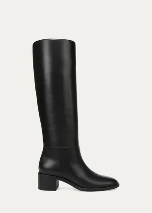 Vince 50mm Pace Leather Knee-High Boots