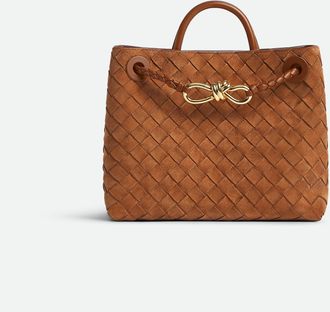 Bottega Veneta Small Andiamo - Brown - Woman - 100% Calfskin