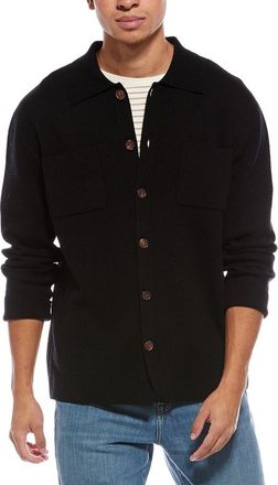 Brodie Classic Wool & Cashmere-Blend Sweater Shirt