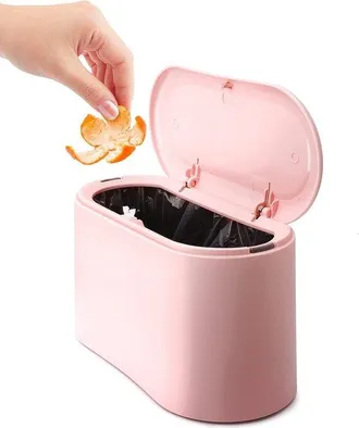 OEM Papelera, Resistente, Mini Papelera, Papelera De Mesa, Papelera De Pl&aacute;stico, Papelera De Ba&ntilde;o, Rosa, Papeleras De Oficina, Hogar / Oficina