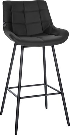 Clp Clp - Taburete De Bar Weston Negro Simil Cuero