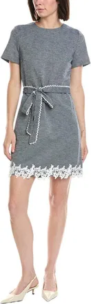 CeCe by Cynthia Steffe Cece A-Line Linen-Blend Mini Dress