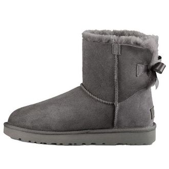 UGG (WMNS) UGG Mini Bailey Bow II Boot Snow boots Grey 1016501-GREY